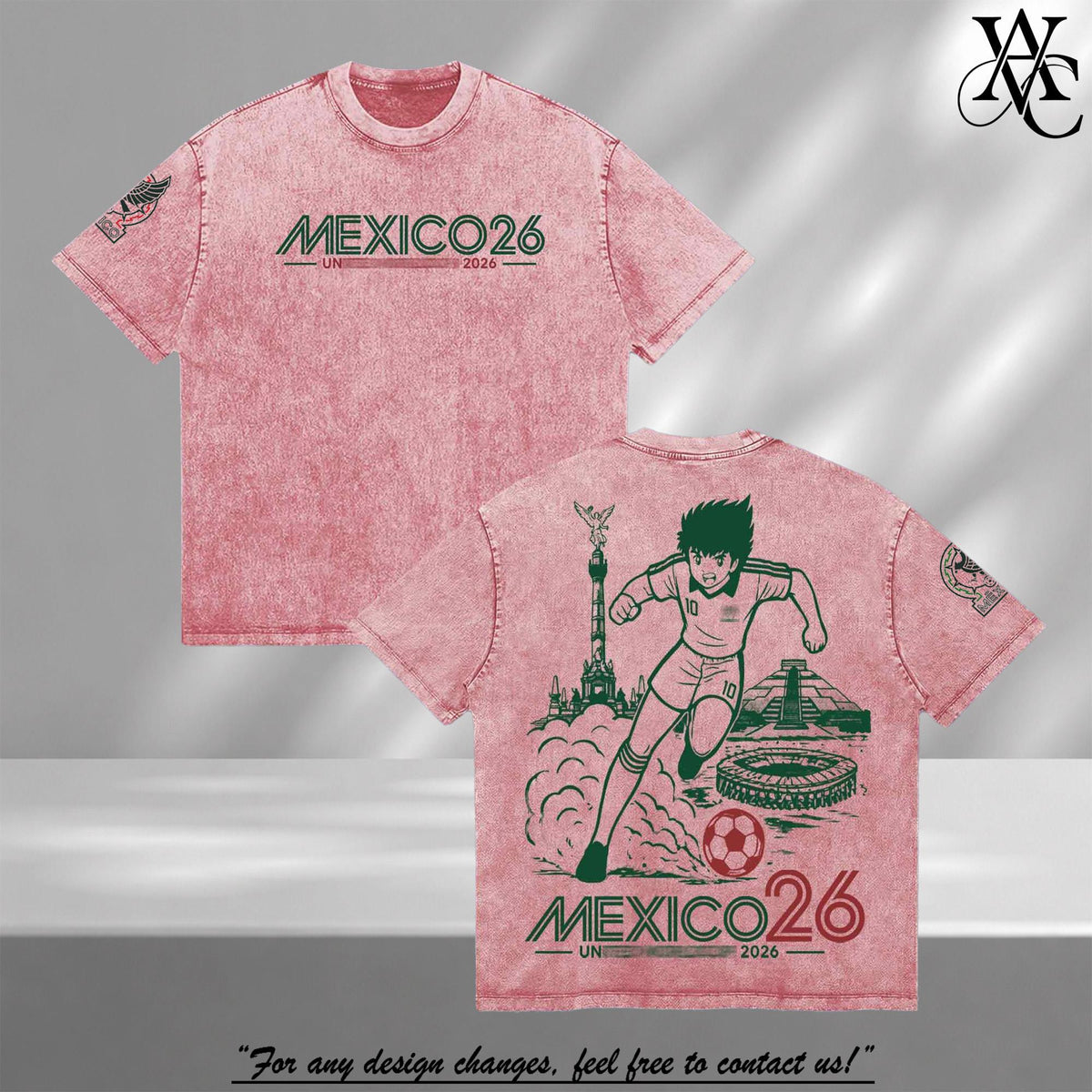Mexico Soccer New Champions V2 Vintage Washed Tee