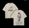 Edward Elric Fullmetal Alchemist Anime Double Printed Vintage Washed Tee