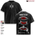 Neon Genesis Evangelion Tee, Anime Graphic T Shirt, Vintage Washed Oversized Apparel, Streetwear Clothes Top