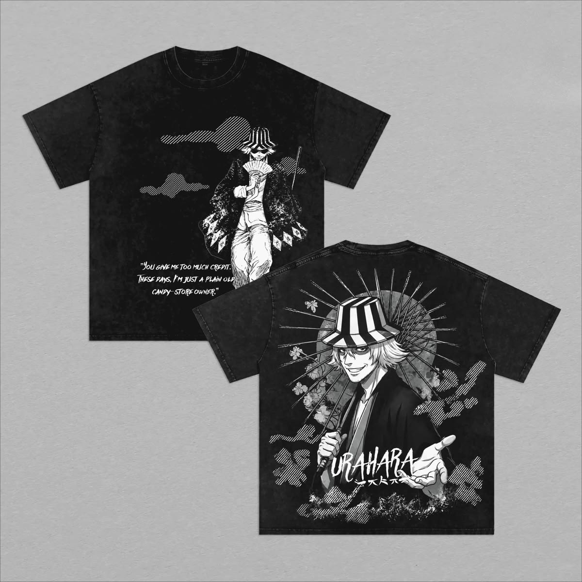 BLEACH Urahara Kisuke Manga T-shirt
