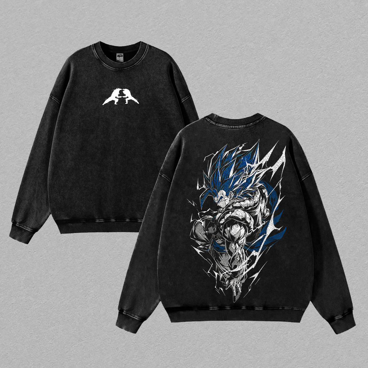 Gogeta - DBZ Graphic Tee Vintage Washed Shirt Unisex Streetwear Anime Merch Fusion Warrior Tee Anime T-Shirt Gift for Anime Lovers DBZ Fans