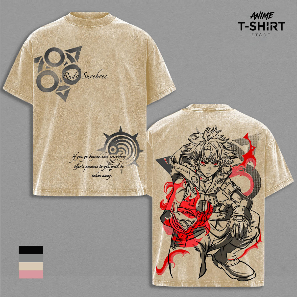 Rudo Gachiakuta Anime Vintage Washed Tee