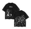 Frieren Eternal Farewell Washed Tee – Heavyweight Cotton T-Shirt