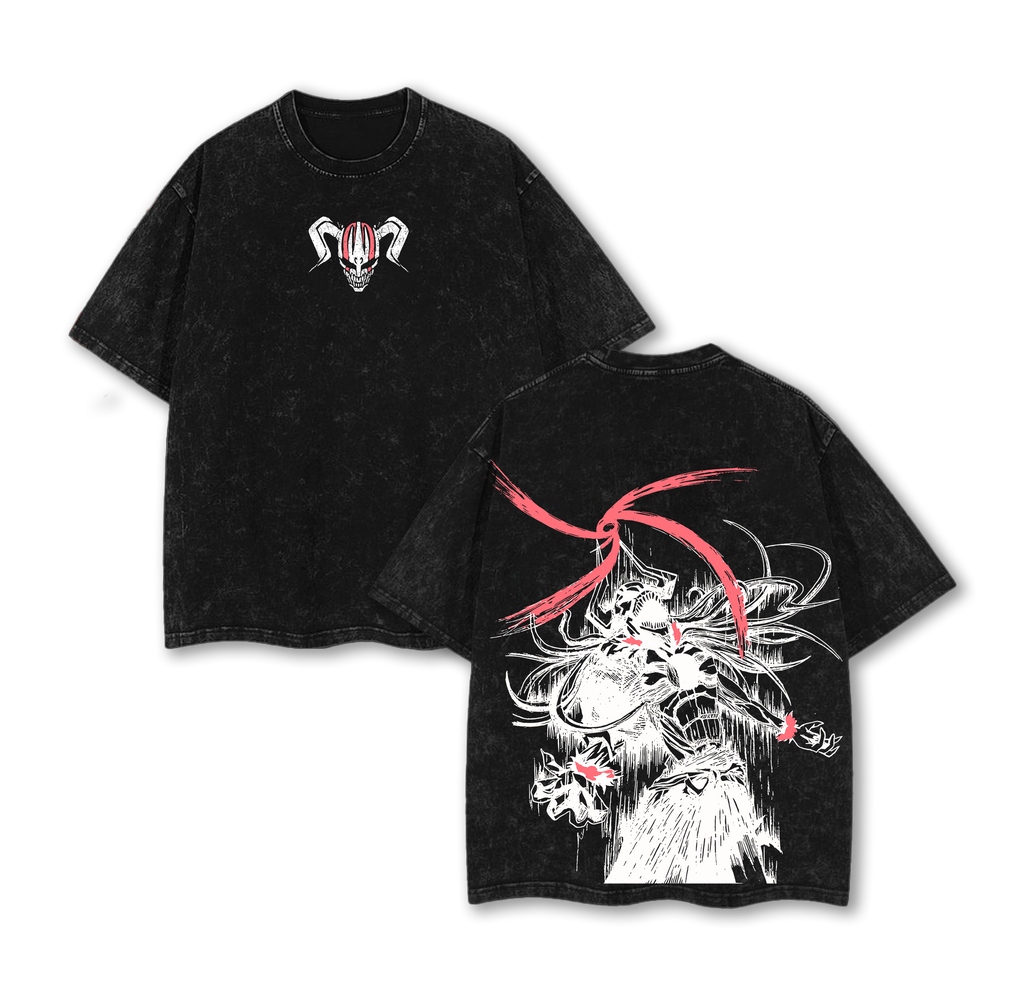 Ichigo Kurosaki Bleach Anime Vintage Washed Tee & Hoodie
