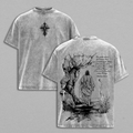 Matthew 28:5-6 He Is Risen Christian Vintage Washed Tee