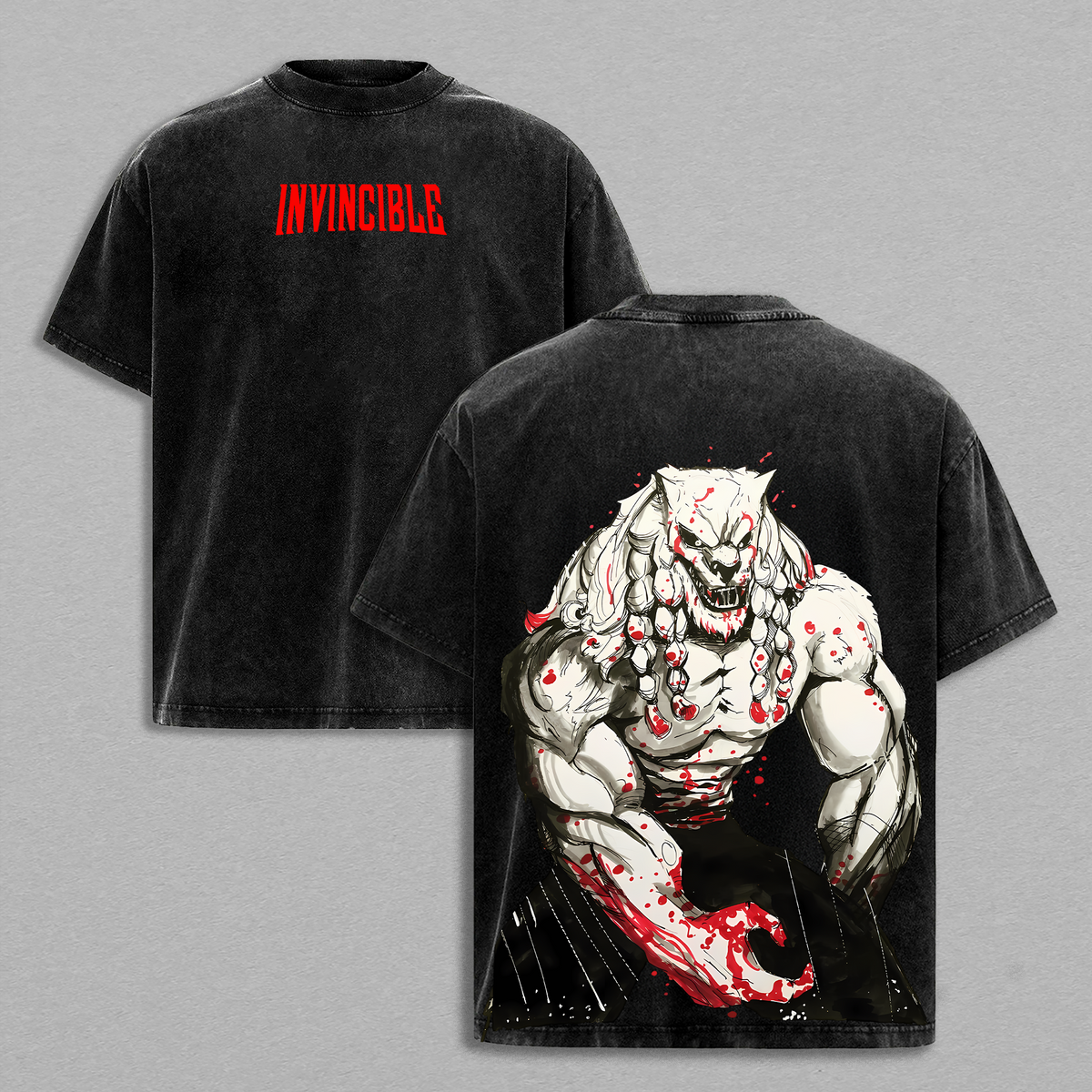 Battle Beast Invincible War Comics Vintage Washed Tee