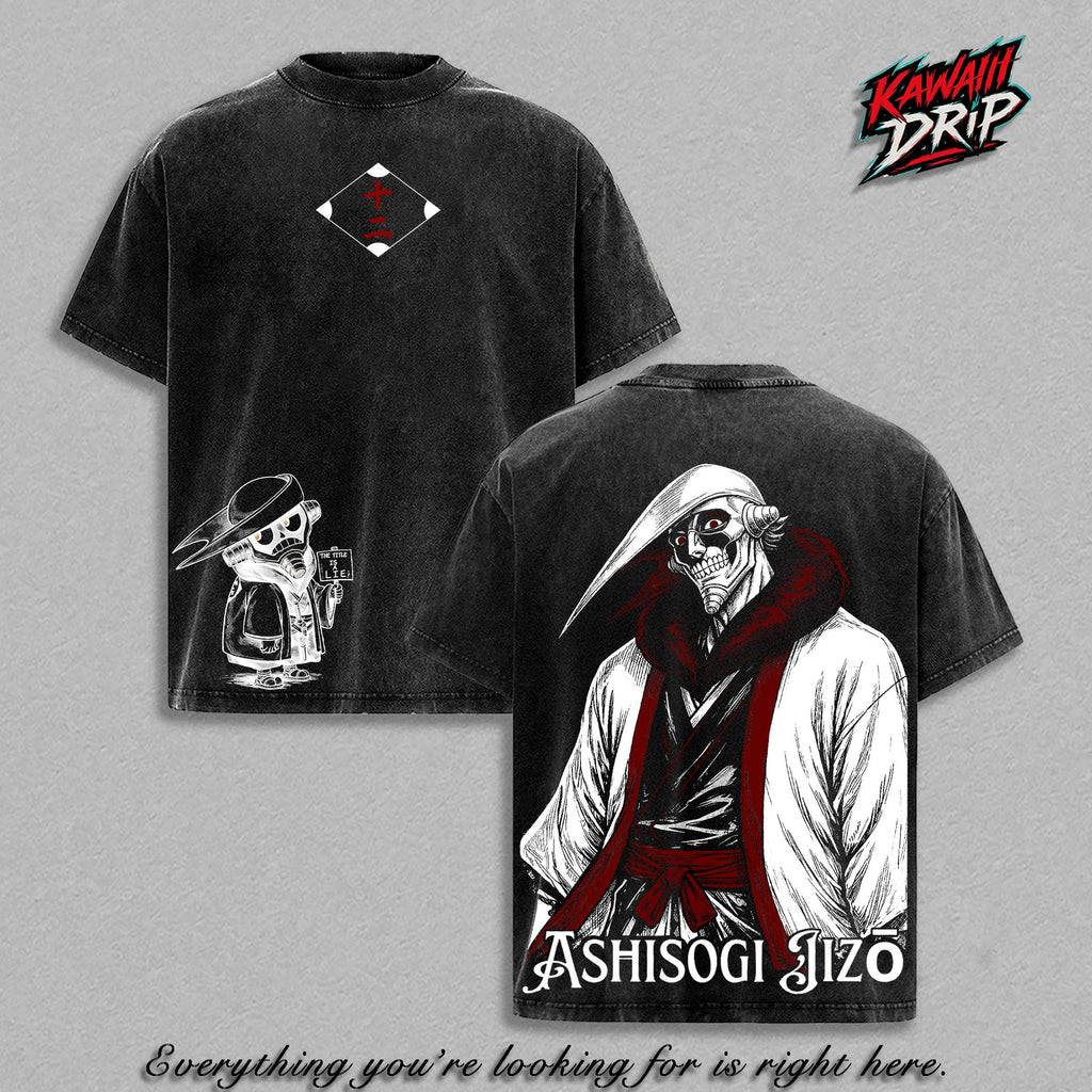 Ashisogi Jizo Mayuri Kurotsuchi Bleach Anime Vintage Washed Tee