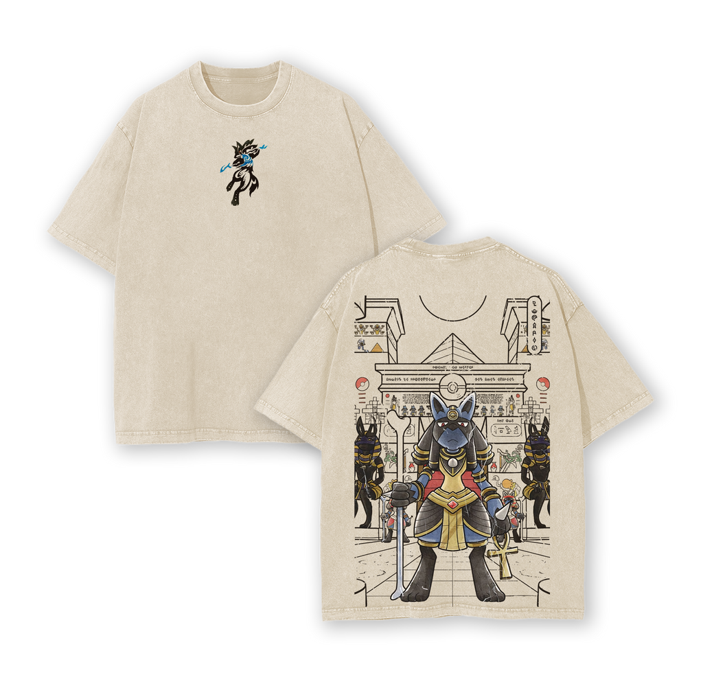 Lucario Pokemon Vintage Washed T-Shirt