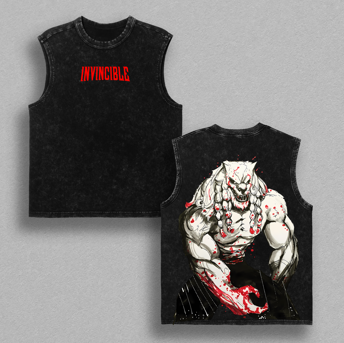 Battle Beast Invincible War Comics Vintage Washed Tee