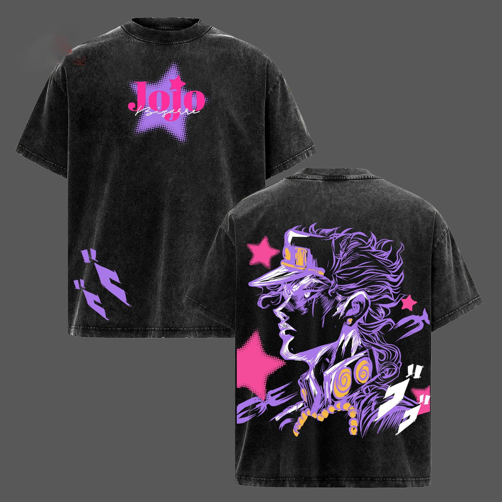 Joestar JoJo’s Bizarre Adventure Anime Vintage Washed Tee