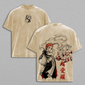 Gaara Naruto Anime Vintage Washed Tee