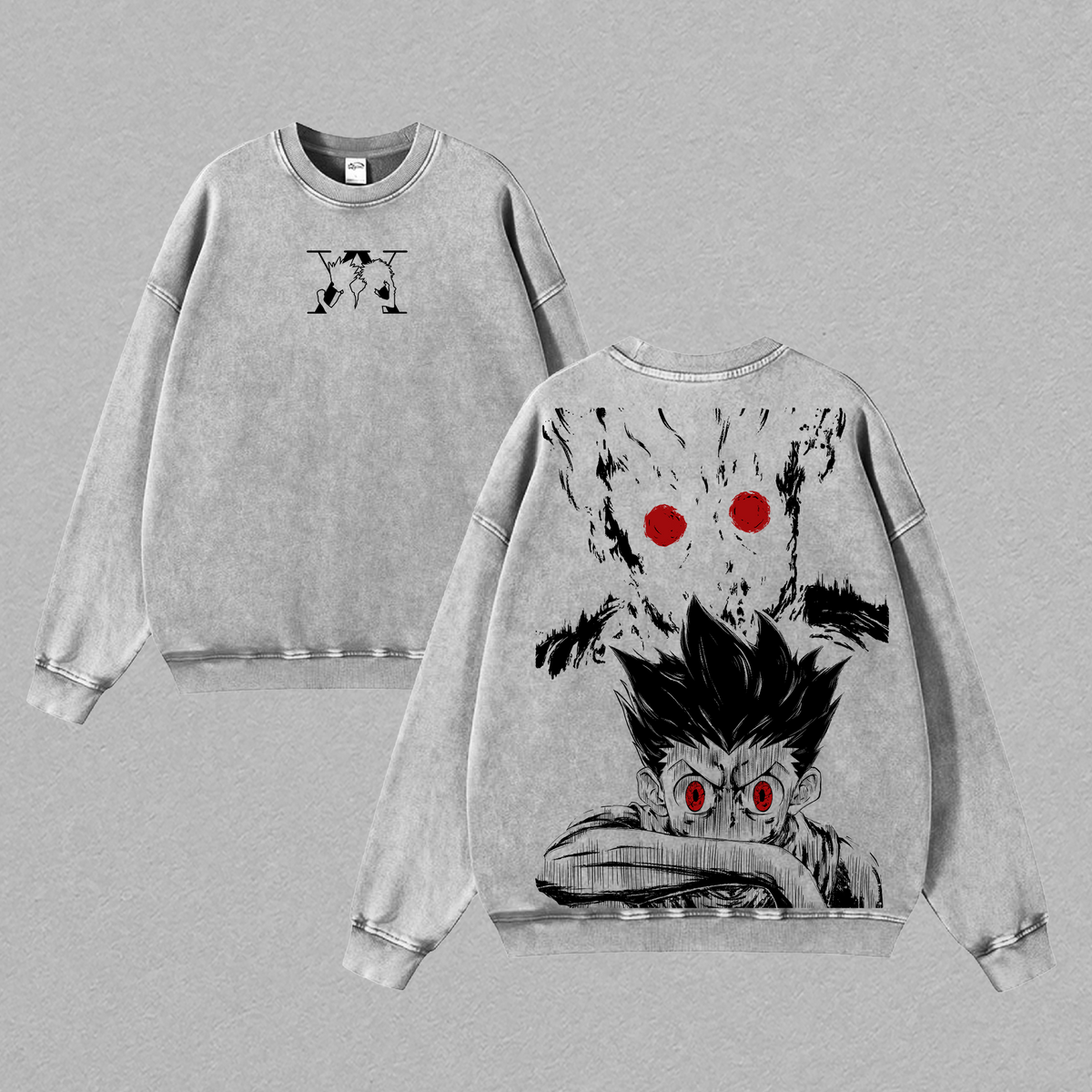 Gon Freecss Adult Monster Form Hunter x Hunter Anime Vintage Washed Tee