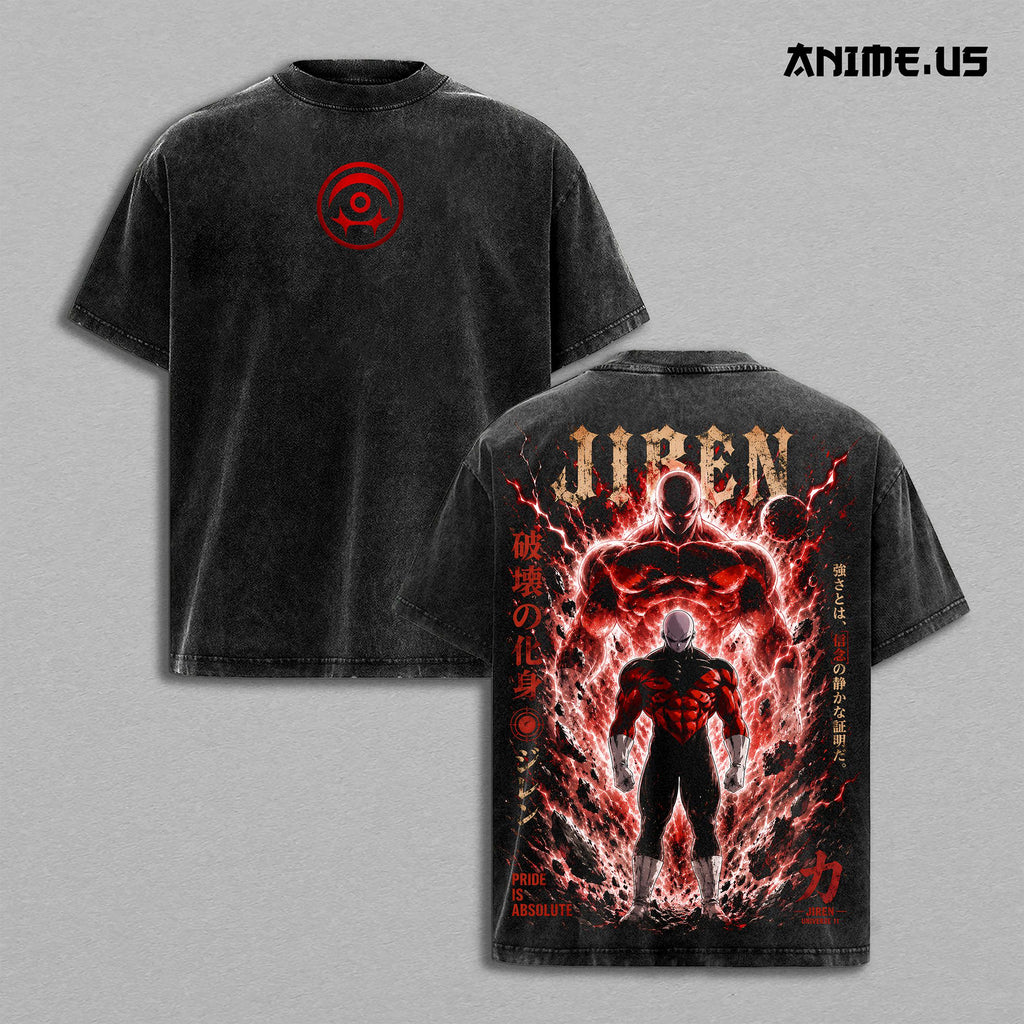 Jiren Universe 11 DBS Anime Vintage Washed Tee