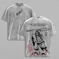Tsukasa Shishio x Senku Ishigami Dr. Stone Anime Vintage Washed Tee