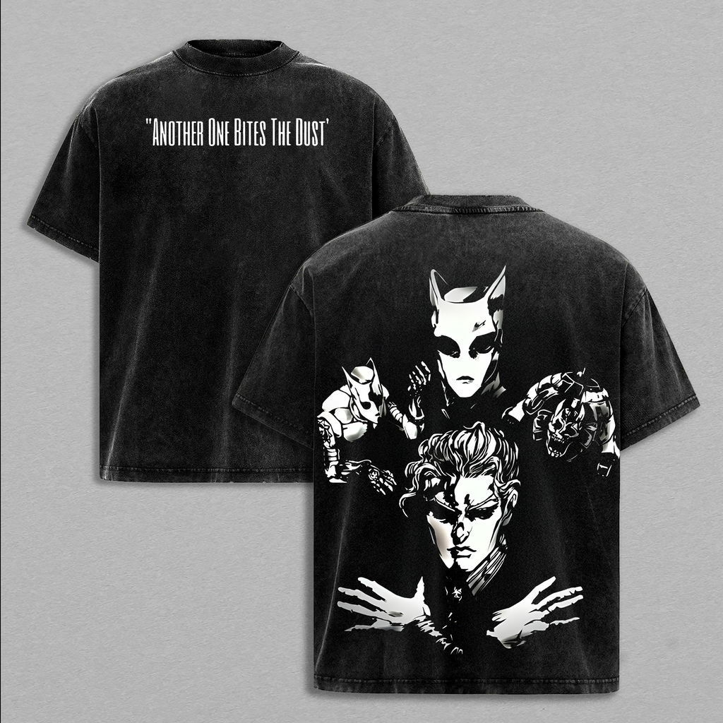 Another One Bites The Dust JoJo's Bizarre Adventure Anime Washed Tee