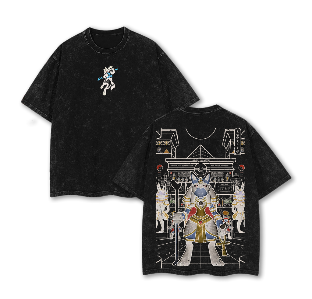 Lucario Pokemon Vintage Washed T-Shirt