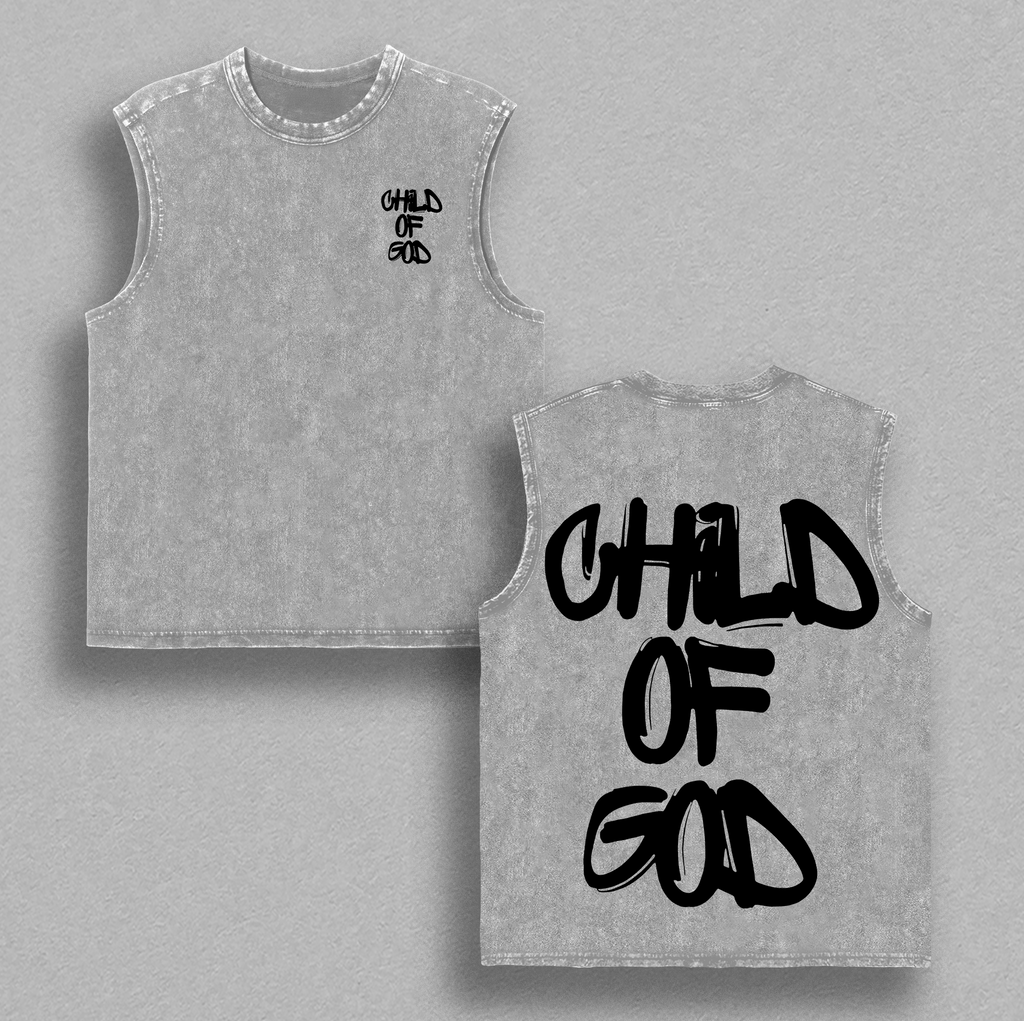 Child Of God Jesus Vintage Washed Tee & Hoodie