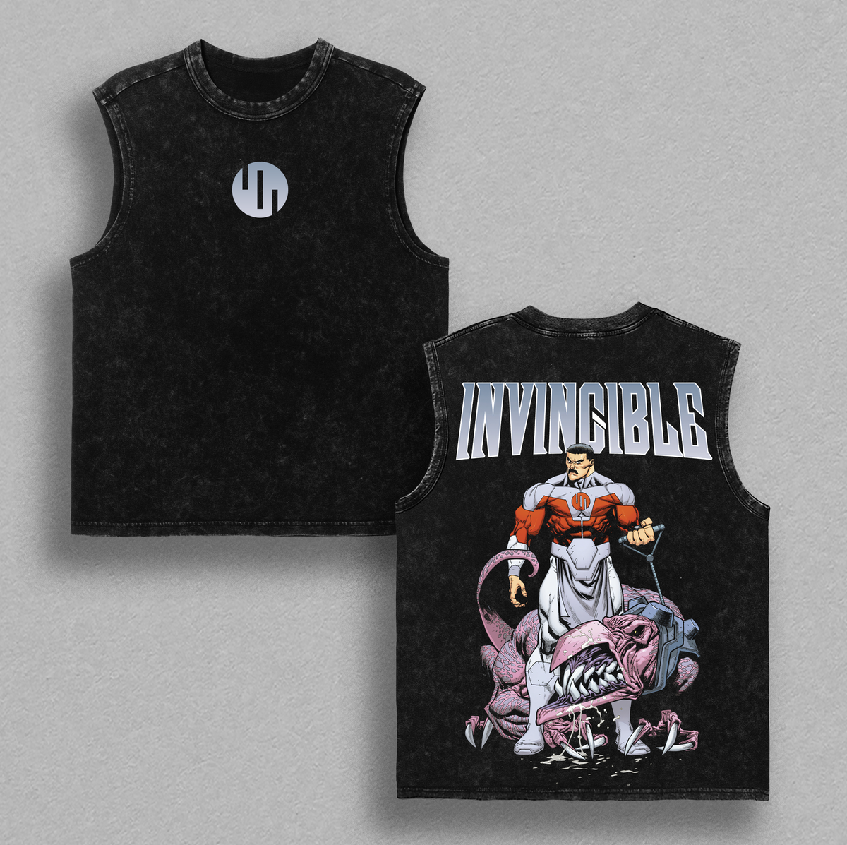 Thragg The Conqueror Viltrumite War Invincible Vintage Washed Tee