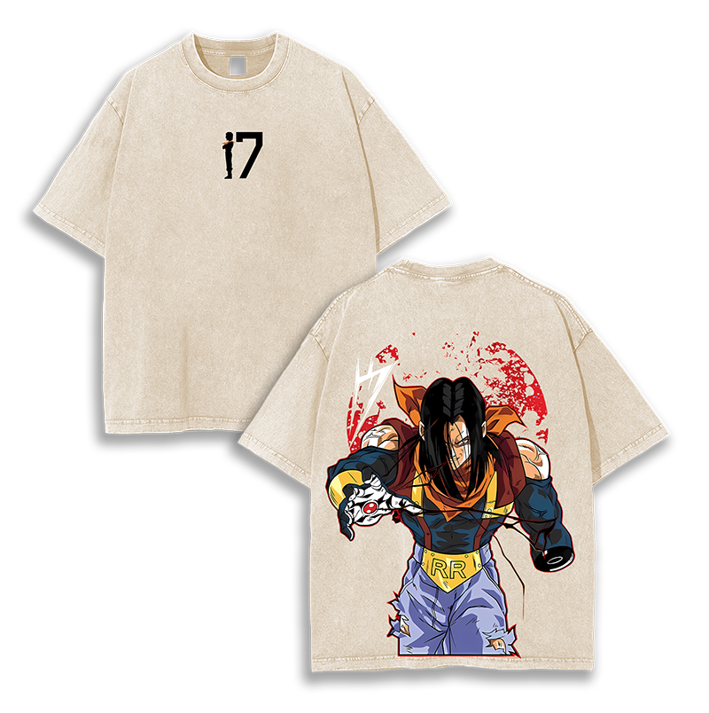 C17 Android Rebel -  Dragon Ball Washed T-Shirt