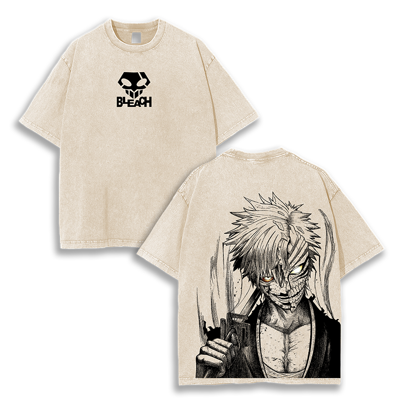 Ichigo Kurosaki V2 Bleach Washed T-Shirt