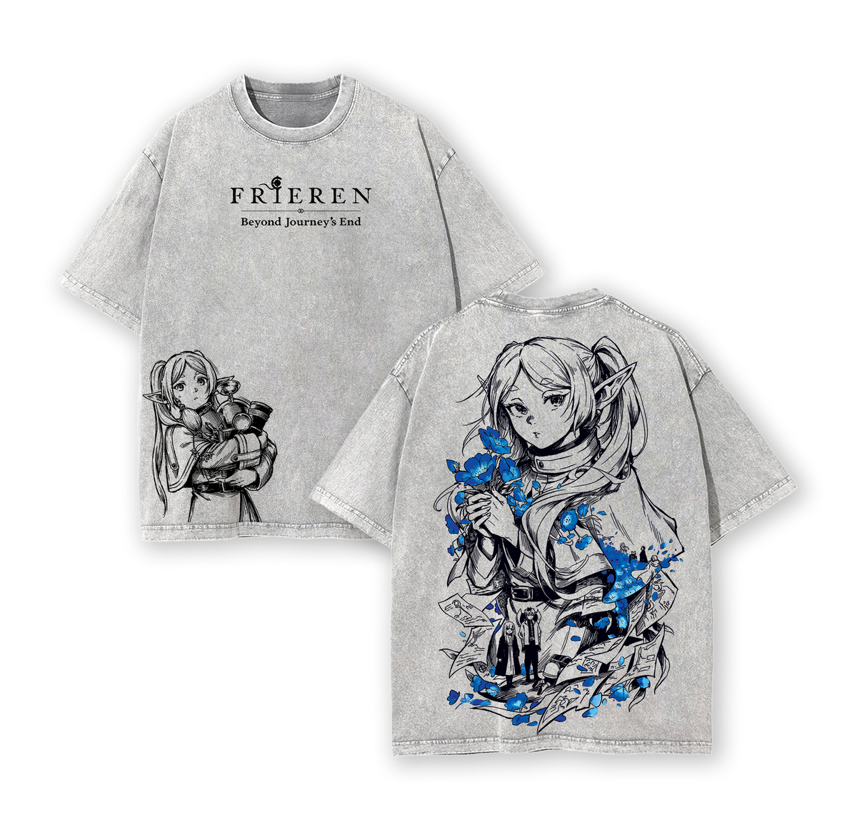 Frieren Beyond Journey’s End T-Shirt – Frieren Anime Graphic Tee, Season 2 Anticipation Design