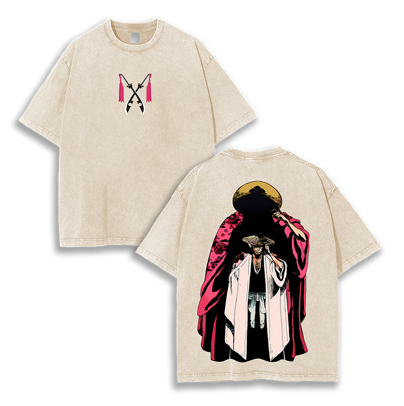 Kyoraku Shunsui Bleach Washed T-Shirt