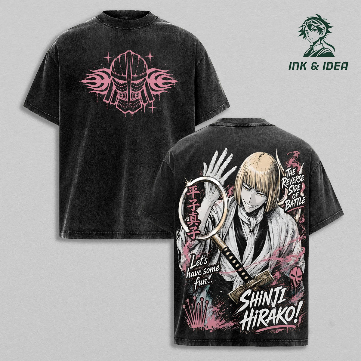 Shinji Hirako Bleach Anime Vintage Washed Tee