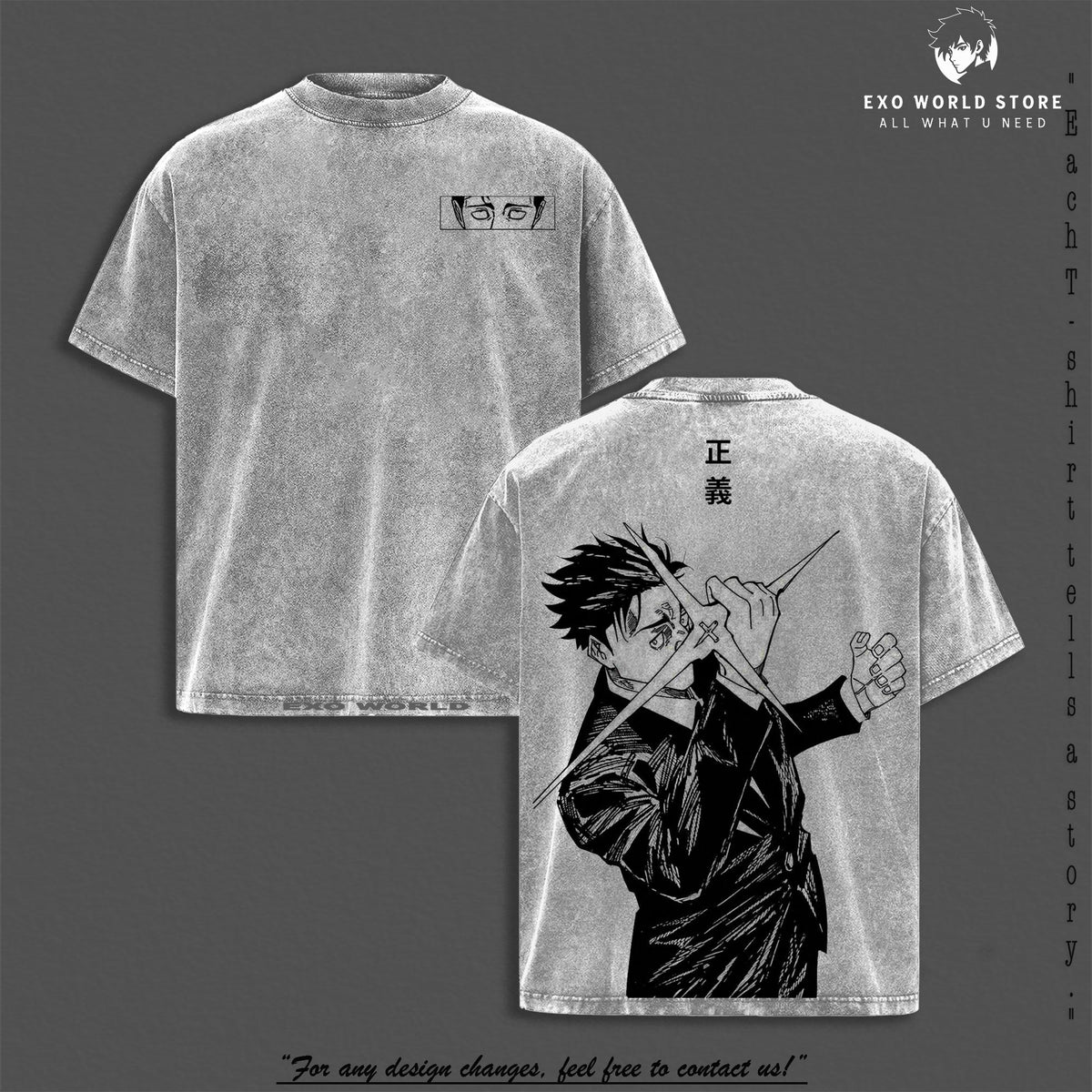 Higuruma Hiromi Jujutsu Kaisen Culling Game Courtroom Sorcerer Vintage Washed Tshirt & Hoodie Anime Streetwear Unisex Perfect Gift for Anime Fans