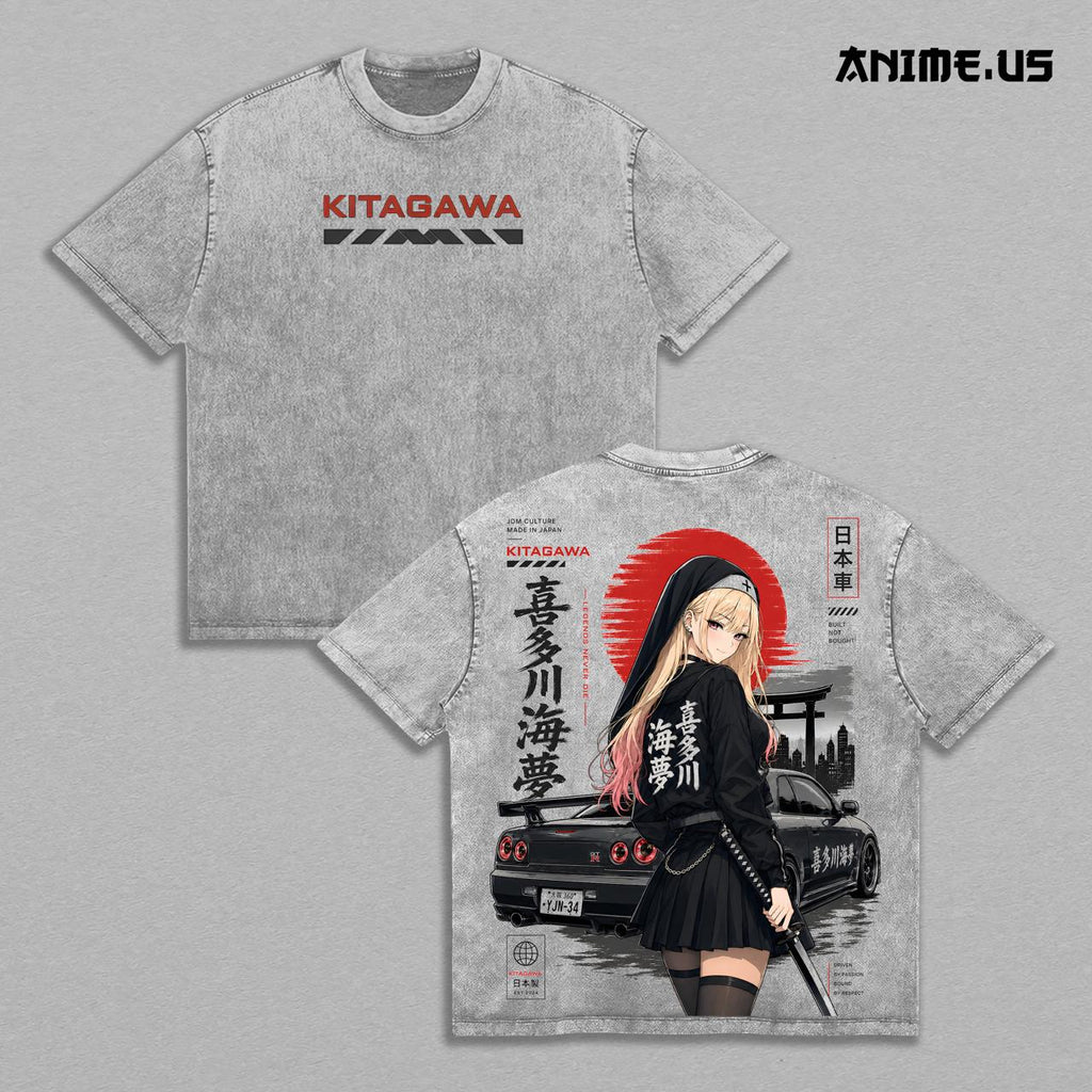 Marin Kitagawa My Dress-Up Darling Urban Racer Anime Vintage Washed Tee