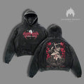 Light Yagami X Ryuk Death Note Anime Vintage Washed Hoodie