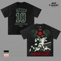 Mexico World Football Tour 2026 Vintage Washed Anime Soccer T Shirt V.4