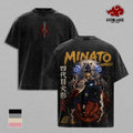 Minato Namikaze NRT Shippuden Anime Vintage Washed Tee