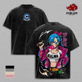 Bulma DBZ Capsule Corp Waifu Anime Vintage Washed Tee