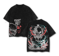 ''I'm the King of the Mountain'' Inosuke - Demon Slayer Anime Washed T-Shirt