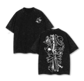 Gomu Gomu No Mi - One Piecee Anime Double Printed Vintage Washed Tee