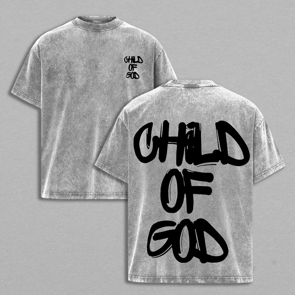 Child Of God Jesus Vintage Washed Tee & Hoodie