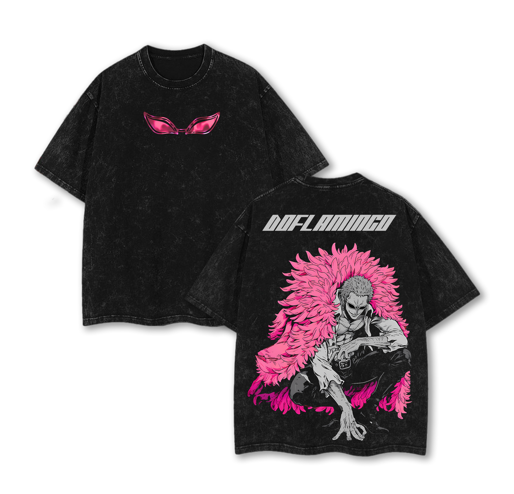 Doflamingo Smile - One Piece Washed Tee