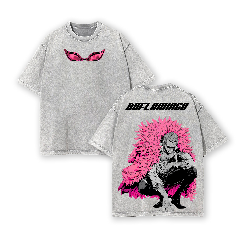 Doflamingo Smile - One Piece Washed Tee
