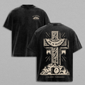 He Is Risen Luke 24:6 Christian Vintage Washed Tee