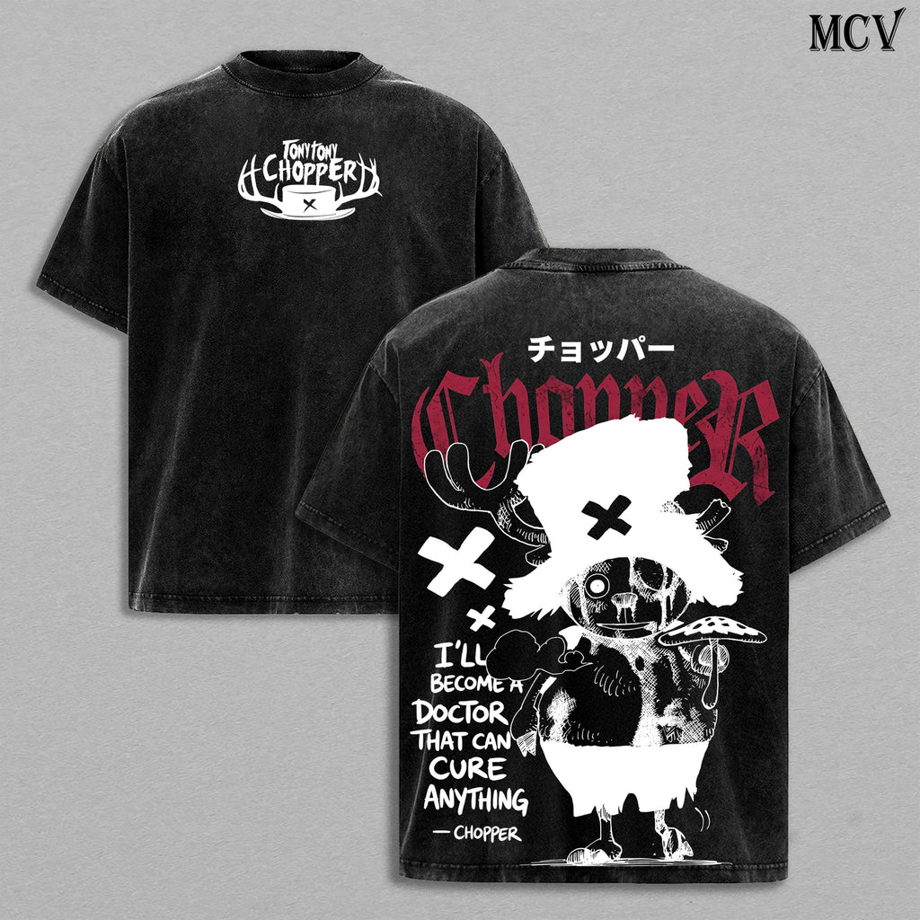 Tony Tony Chopper OnePiece's Anime Vintage Washed Tee