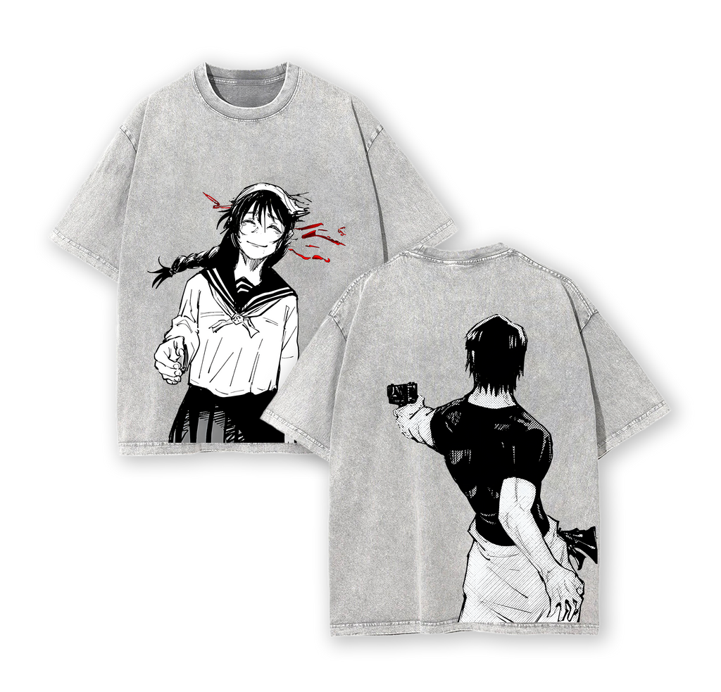 Toji & Amanai Jujutsu Kaisen Anime T-shirt
