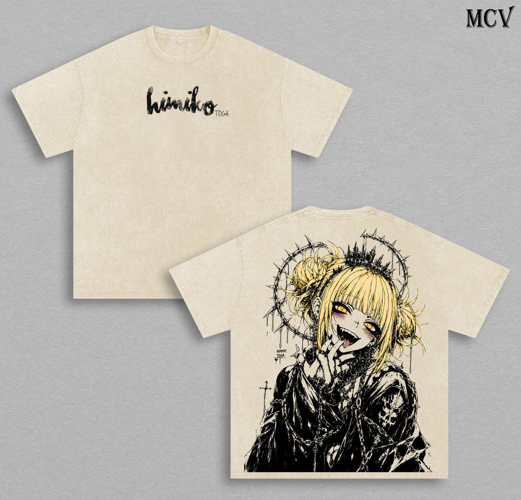 Himiko Toga My Hero Academia Anime Vintage Washed Tee