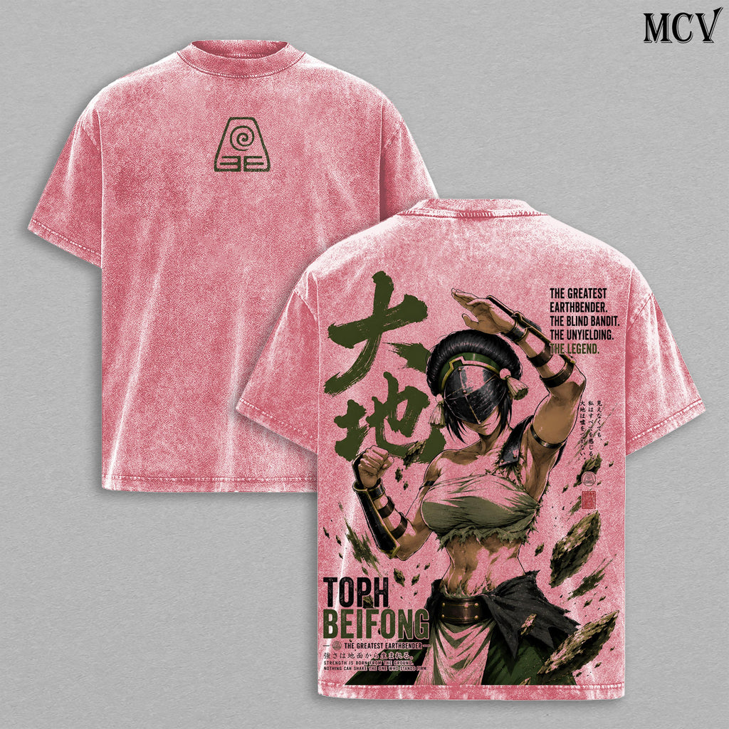 Toph Beifong Blind Bandit Avatar Vintage Washed Tee