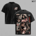 Albedo Overlord American's World Football 2026 Anime Vintage Washed Tee