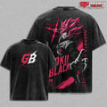 Super Saiyan Rose G0ku Black DBS Anime Vintage Washed Tee