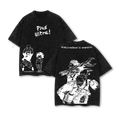 Bakugo x Deku - My Hero Academia Vintage Wash Oversized T-Shirt