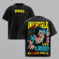 Invincible War Washed Tshirt, Comics Wash T-Shirt, TV Show Comics Washed T-shirt Heavyweight Cotton, Unisex Shirt Streetwear graphic tshirt Menswear