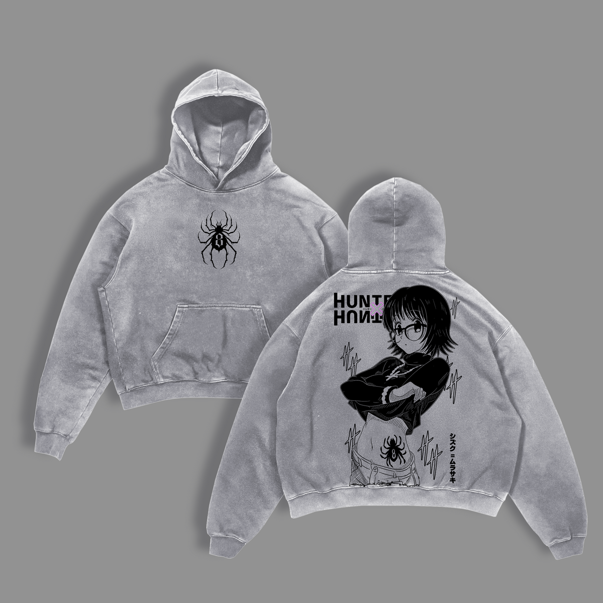 Shizuku Murasaki Hunter x Hunter Phantom Troupe Anime Vintage Washed Tee