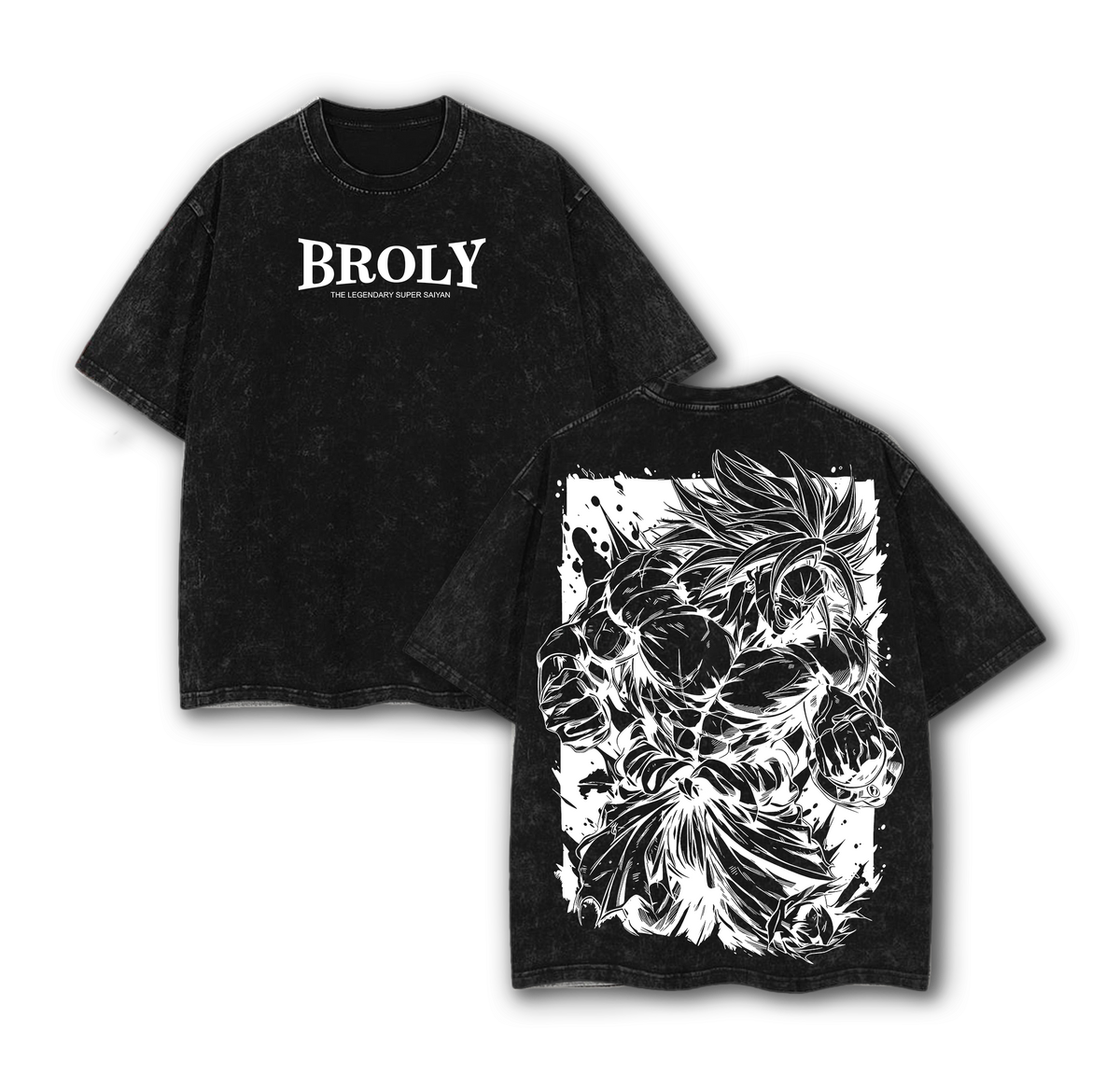 Broly The Legendary Super Saiyan Dragon Ball Anime Shirt Vintage Washed