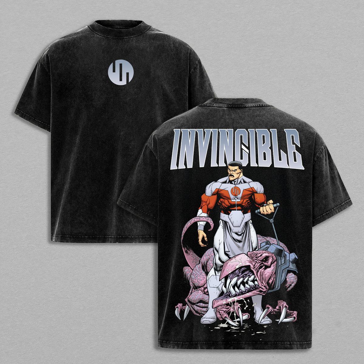 Thragg The Conqueror Viltrumite War Invincible Vintage Washed Tee